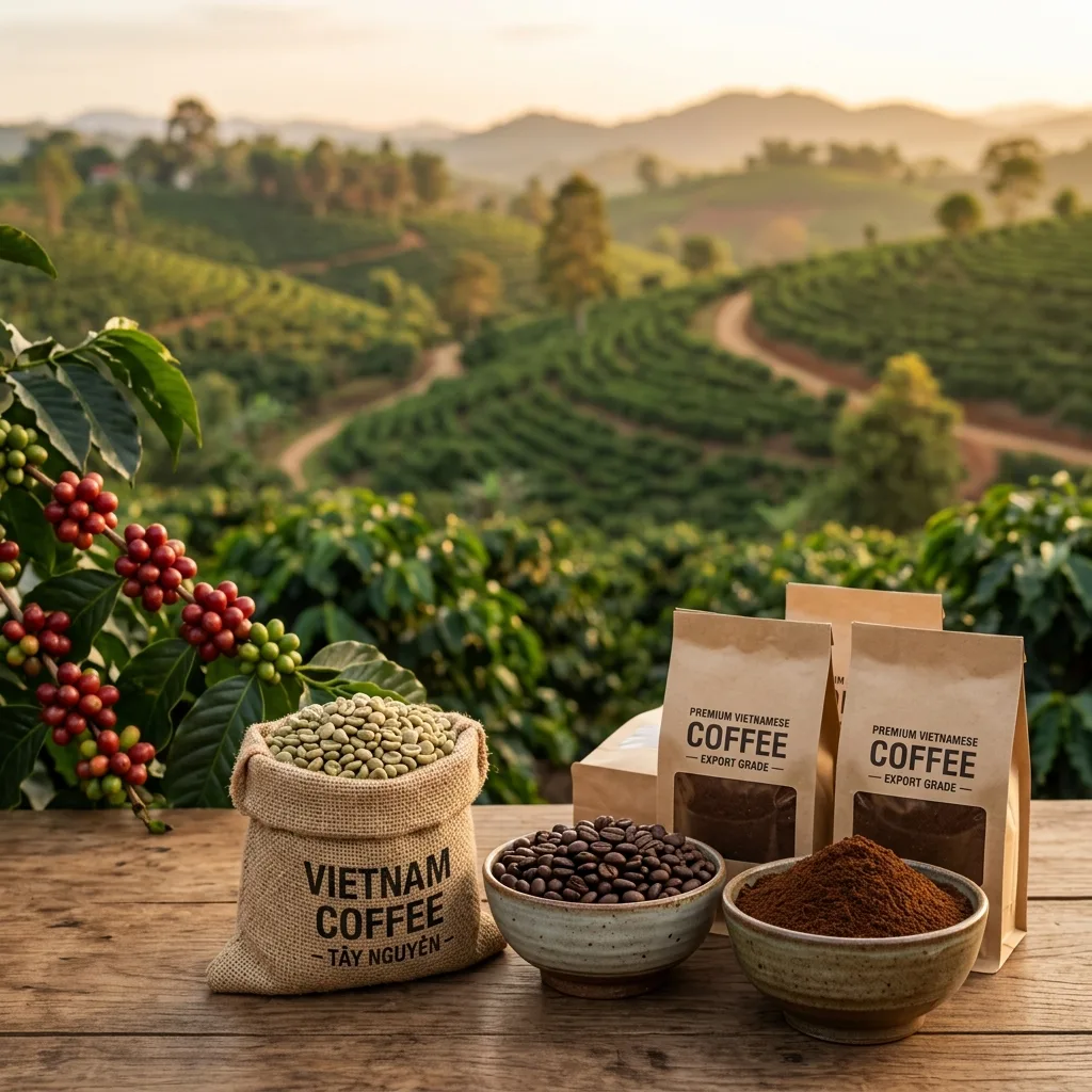 Coffee, nuts and natural products from Vietnam
