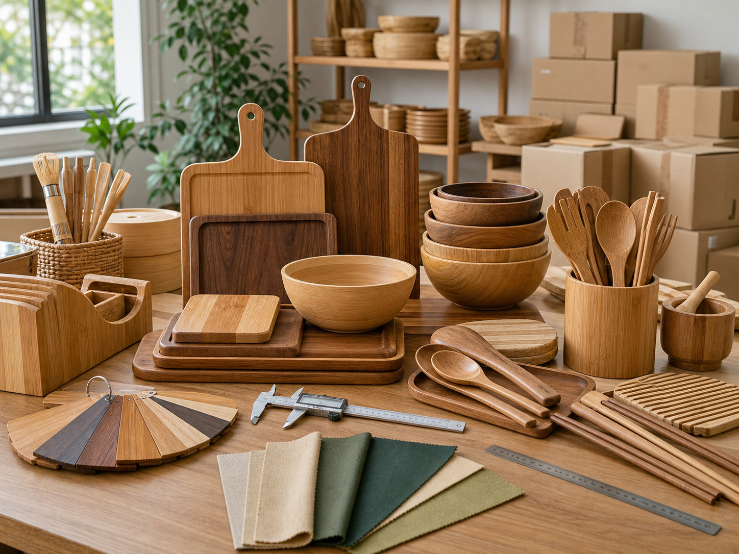 Wooden and bamboo kitchenware export sourcing